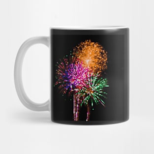 Pixel Firework No.1 Mug